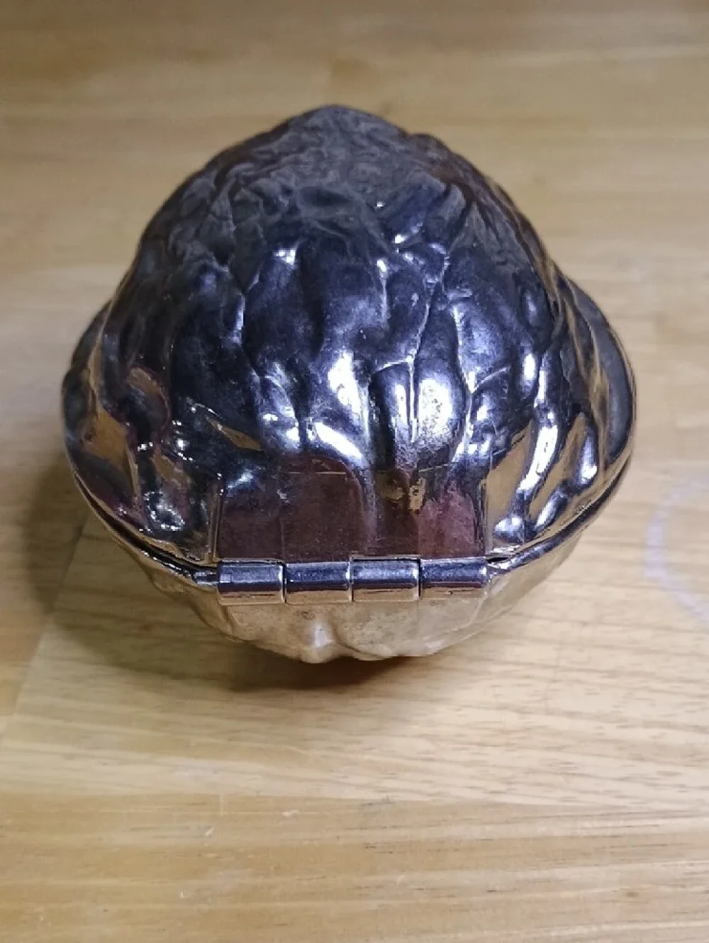 Vintage Mid Century Walnut Shaped Nut Cracker